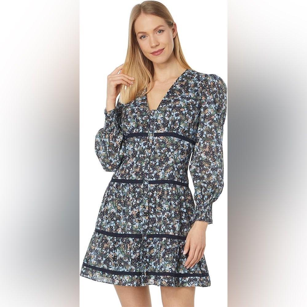 Joie Meredine floral button up dress